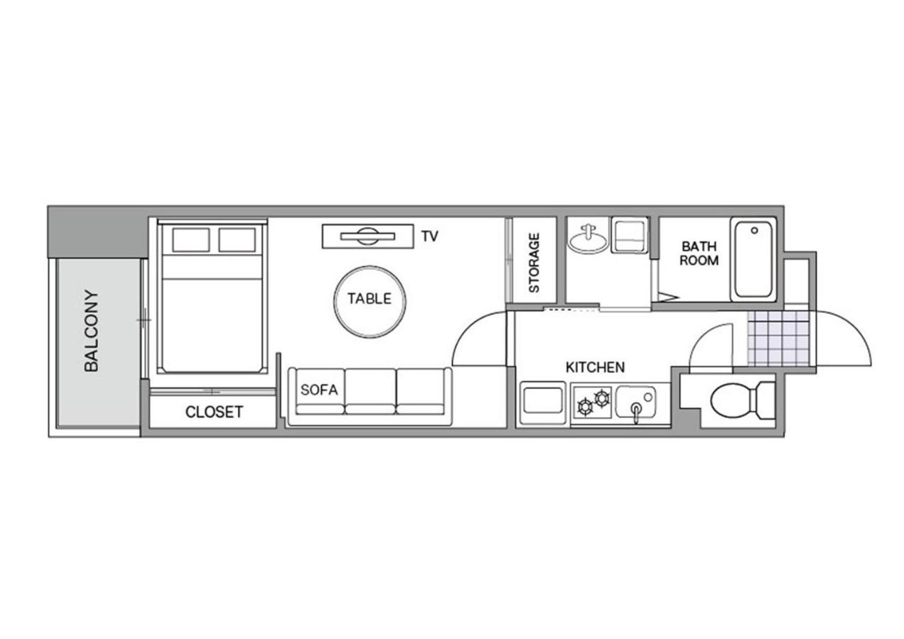 Chiyo Apartment Fukuoka  Kültér fotó
